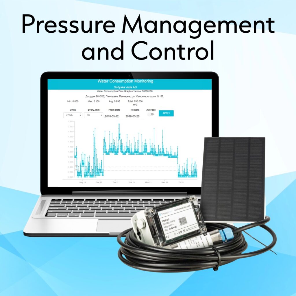 pressure management and control with sensor